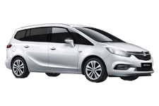 Car Hire Littlehampton - Vauxhall Zafira 5 + 2 - Minibus hire Littlehampton